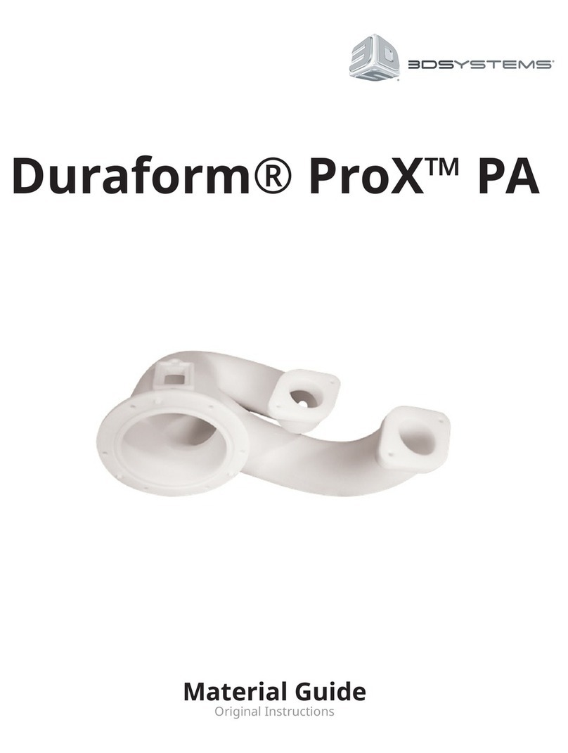 3D Systems Duraform ProX PA User manual
