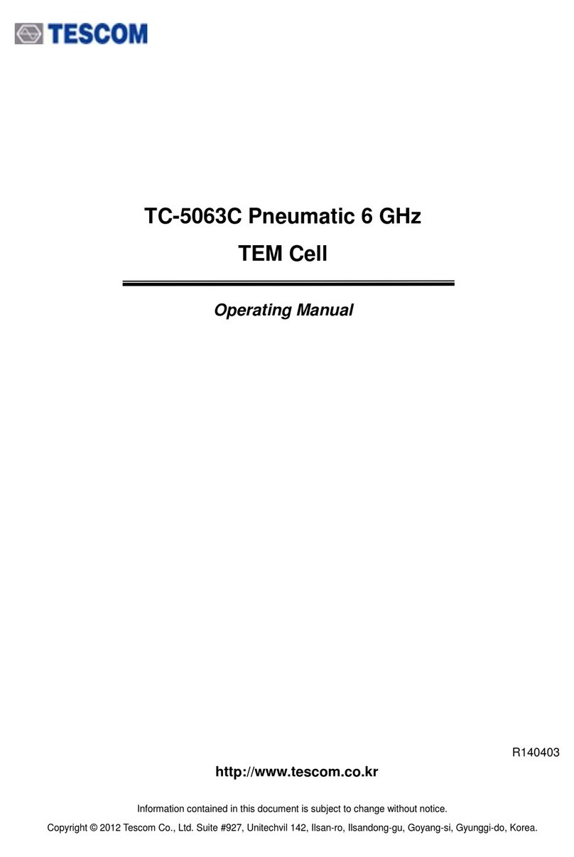 Tescom TC-5063C User manual