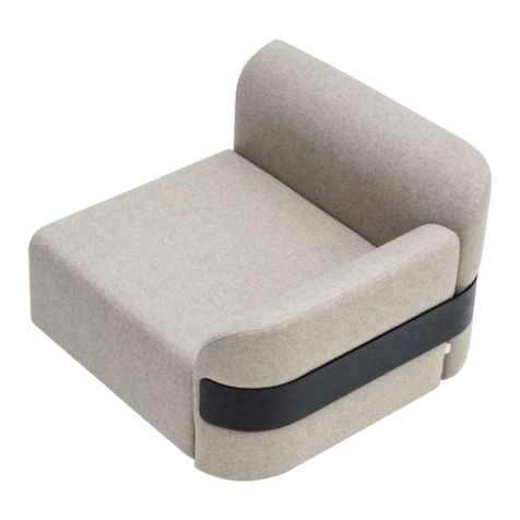 GAZZDA Hugg Sofa User manual