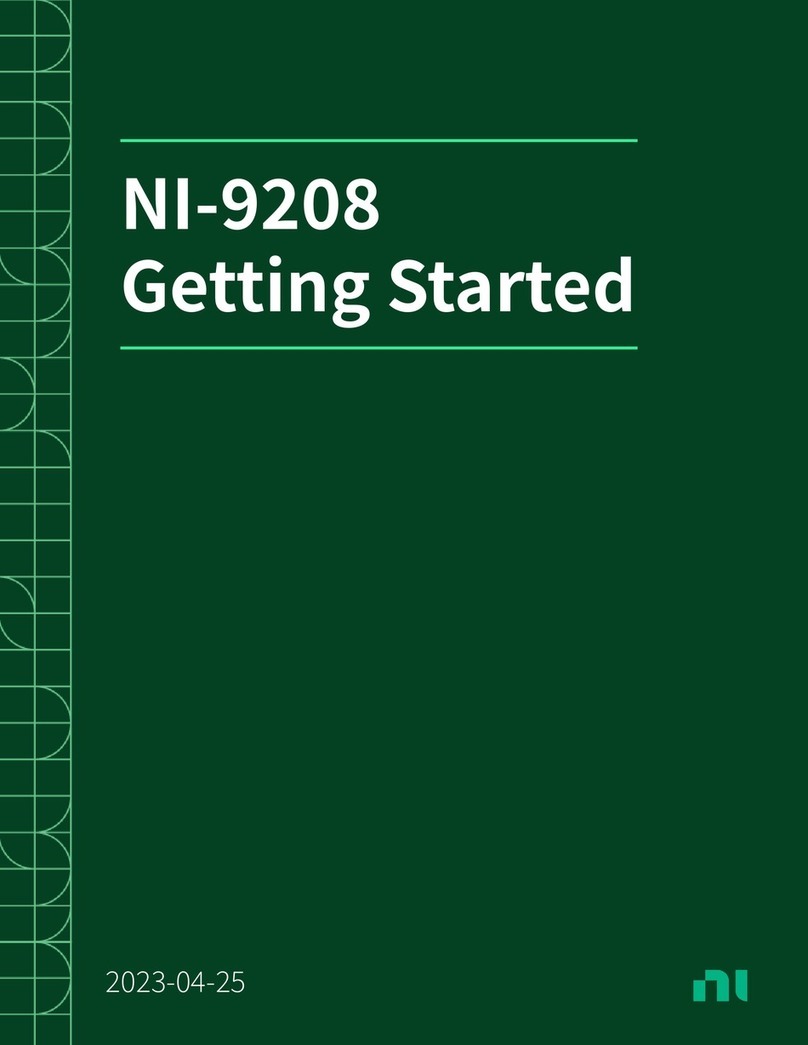 National Instruments NI-9208 User manual National Instruments NI-9208 User manual