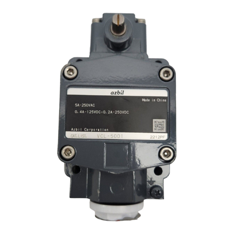 Azbil VCL-5 Series user manual Azbil VCL-5 Series user manual