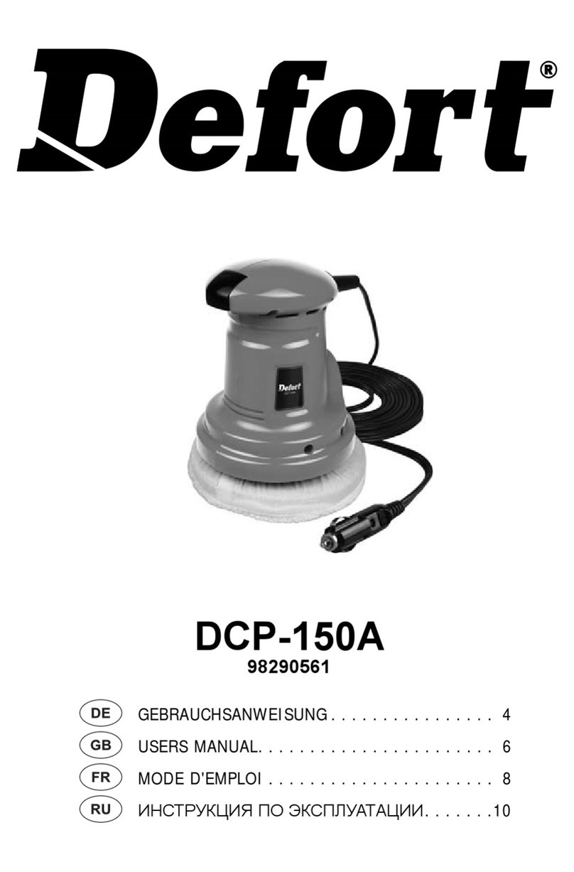 Defort DCP-150A user manual