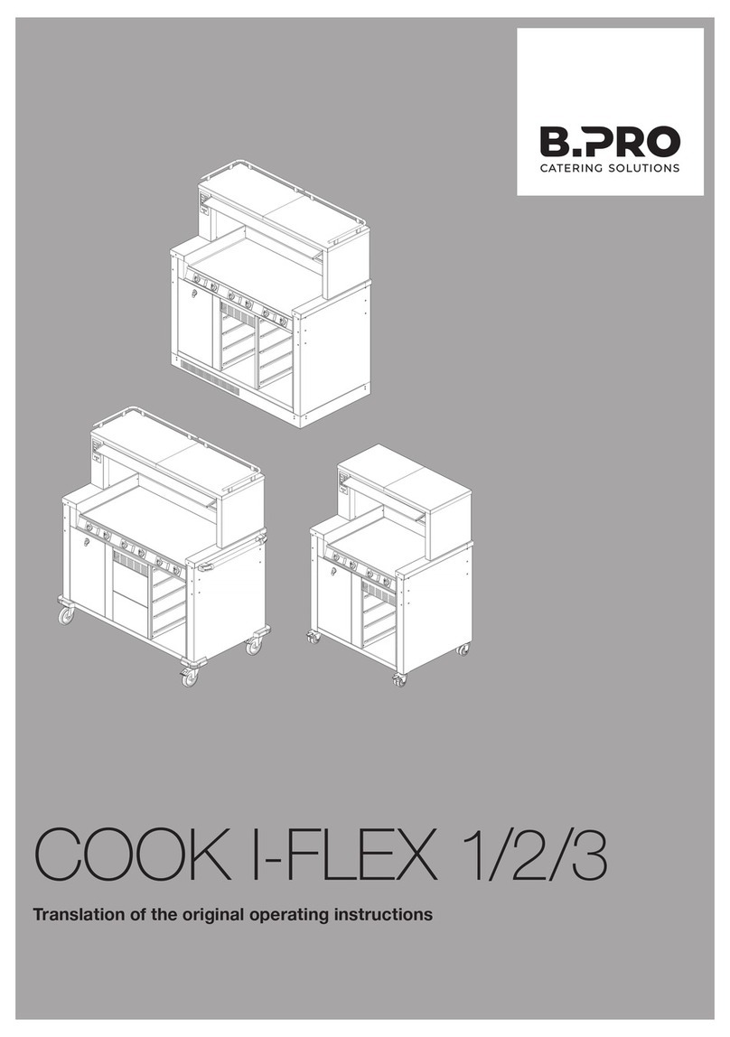 B.Pro COOK I-FLEX 1 Translation of the original operating instructions