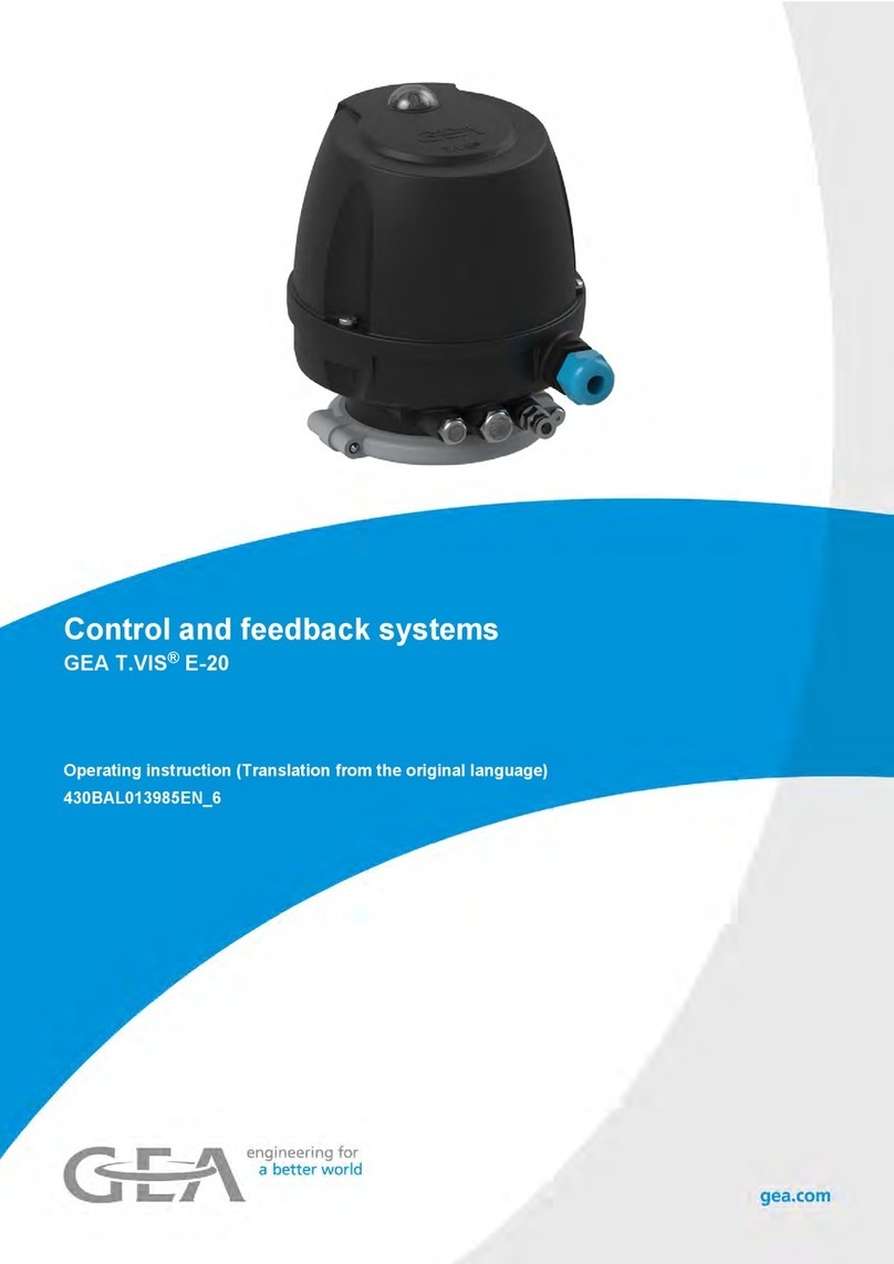 GEA T.VIS E-20 User manual