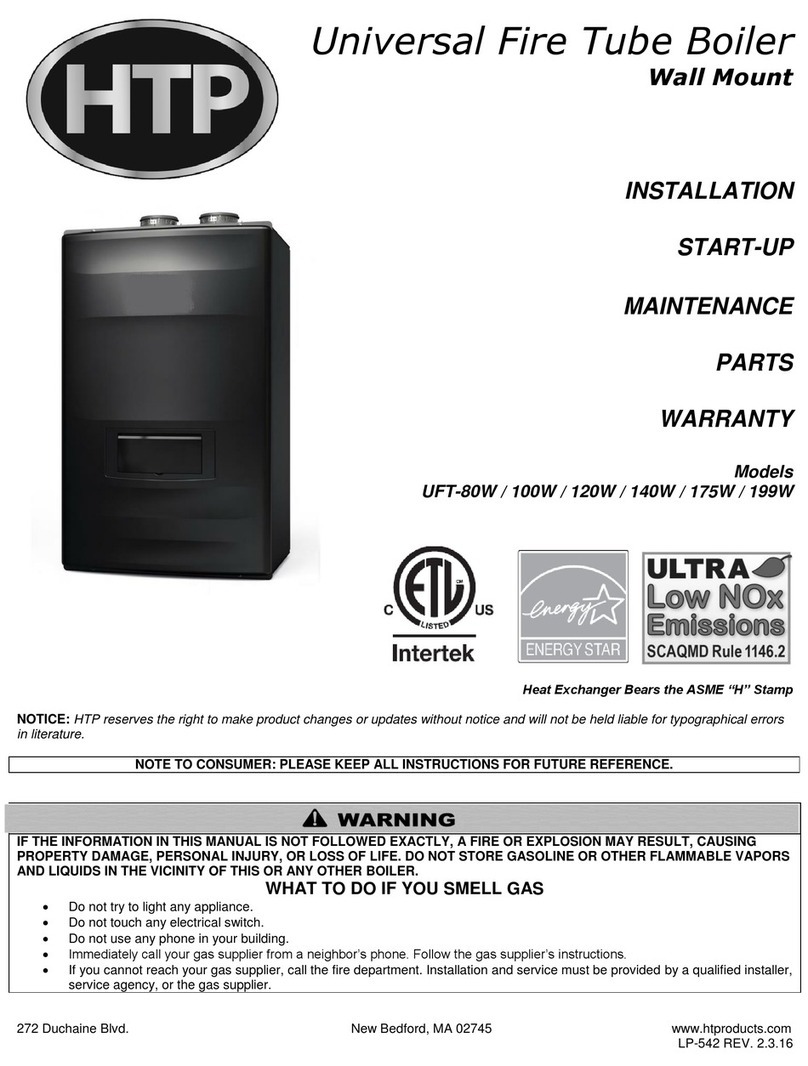 HTP UFT-80W Installation, start-up, maintenance, parts, warranty HTP UFT-80W Installation, start-up, maintenance, parts, warranty