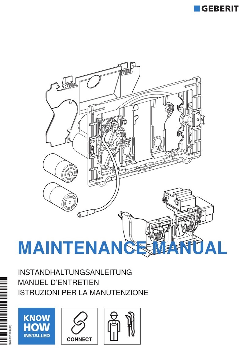 Geberit 115.897.00.6 User manual