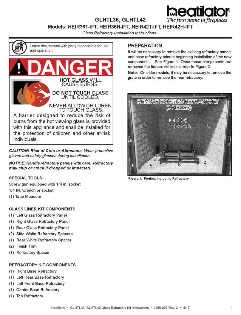 Heatilator HEIR36T-IFT installation instructions