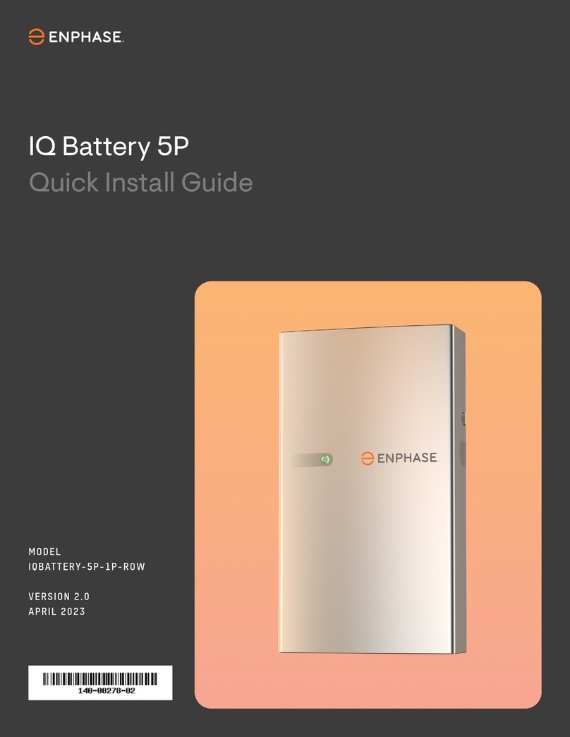 enphase IQ Battery 5P Quick install guide