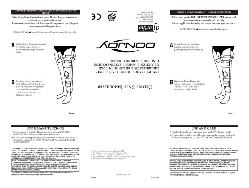 dj ortho DONJOY Installation instructions