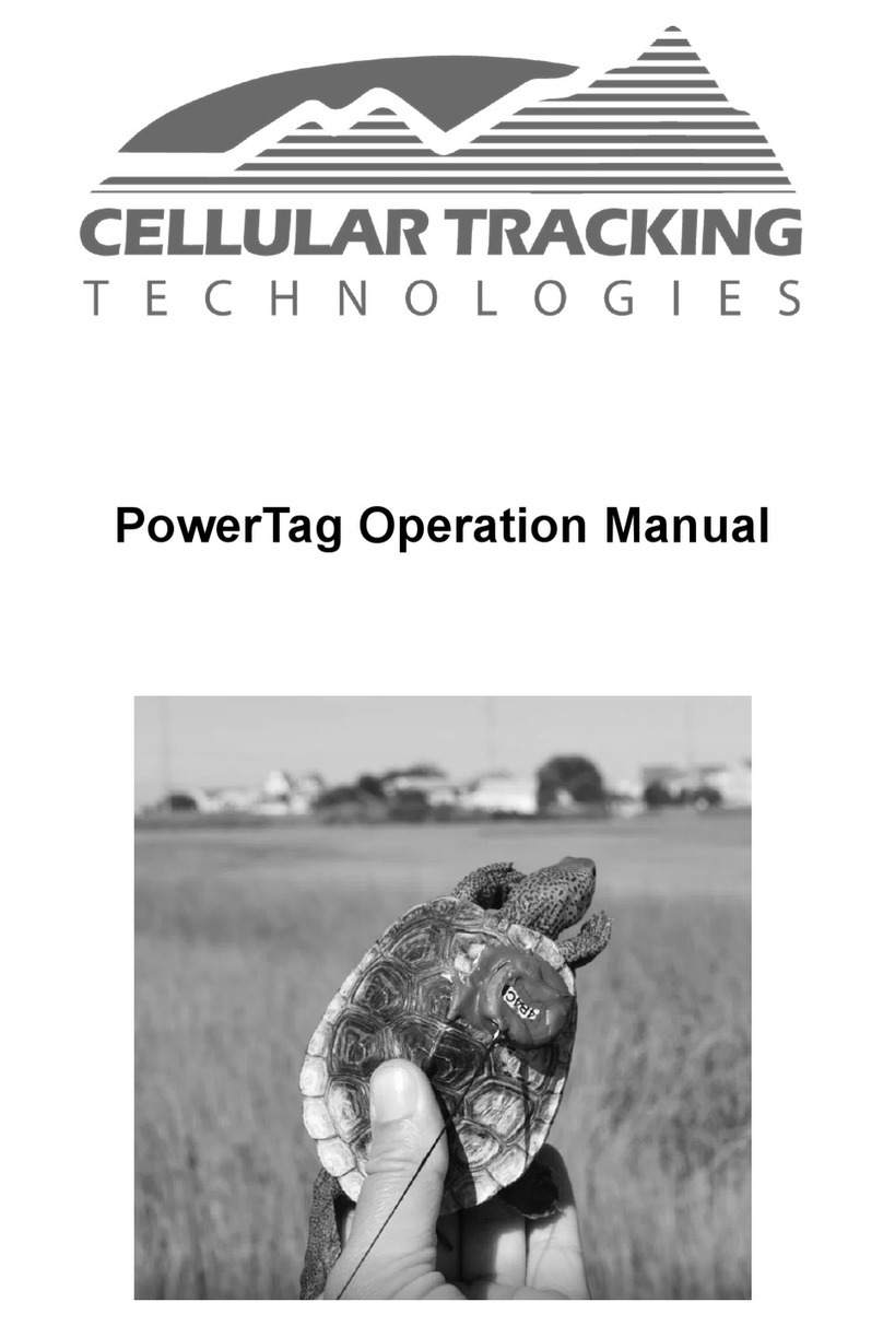 Cellular Tracking Technologies PowerTag Operation manual