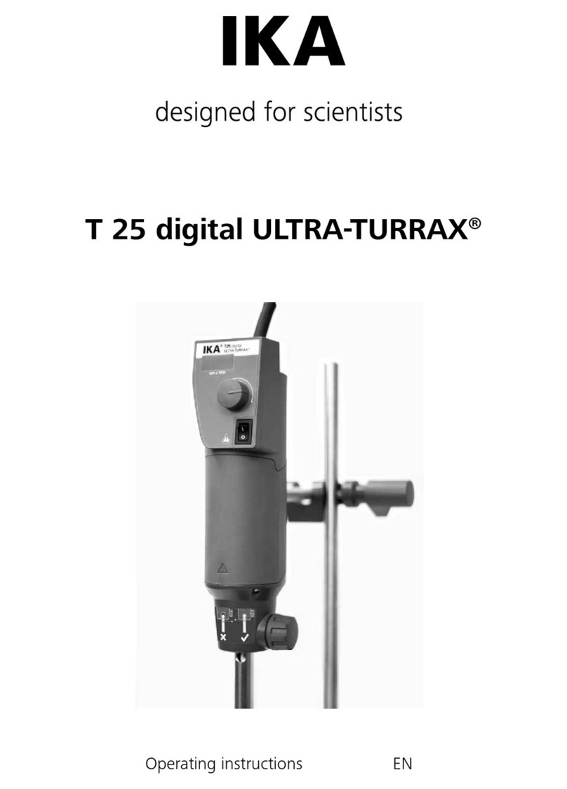 IKA ULTRA-TURRAX T 25 digital User manual
