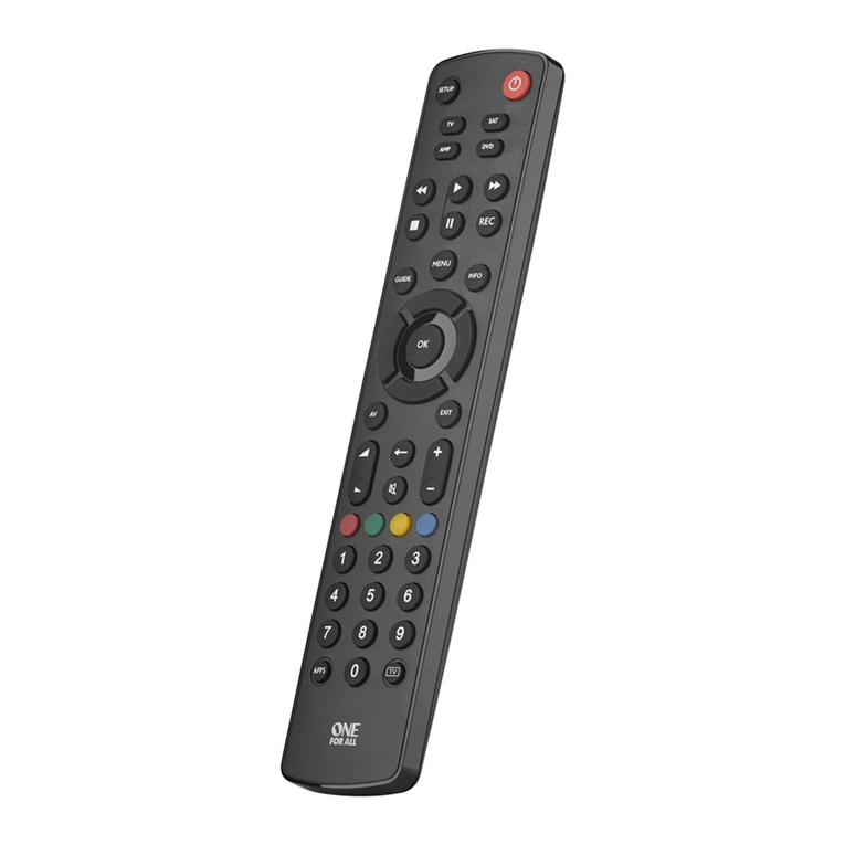 One Forall Contour 4 URC1240 User manual