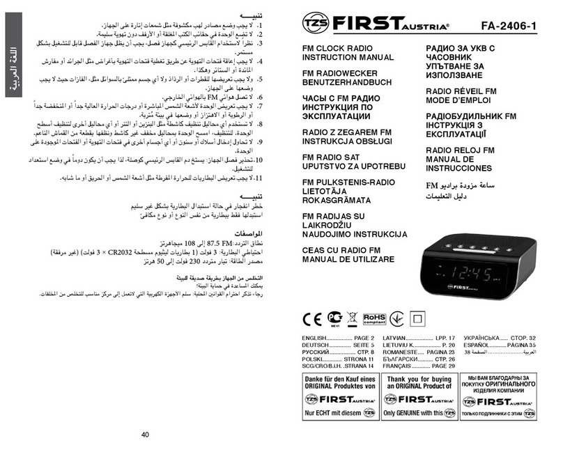 TZS First AUSTRIA FA-2406-1 User manual