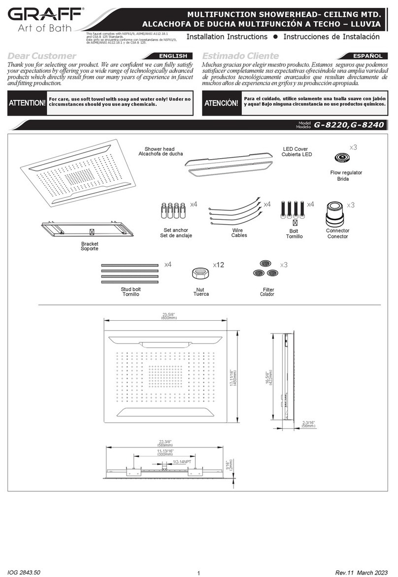 Graff G-8220 User manual