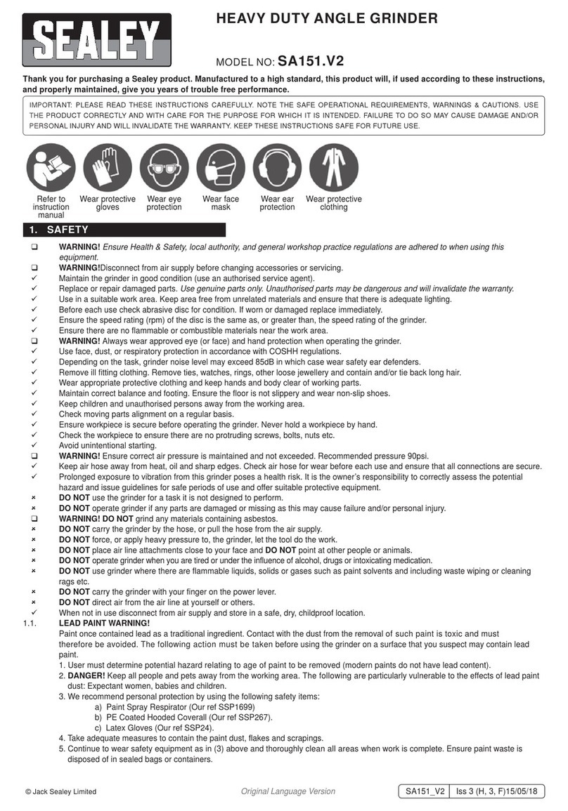 Sealey SA151.V2 User manual