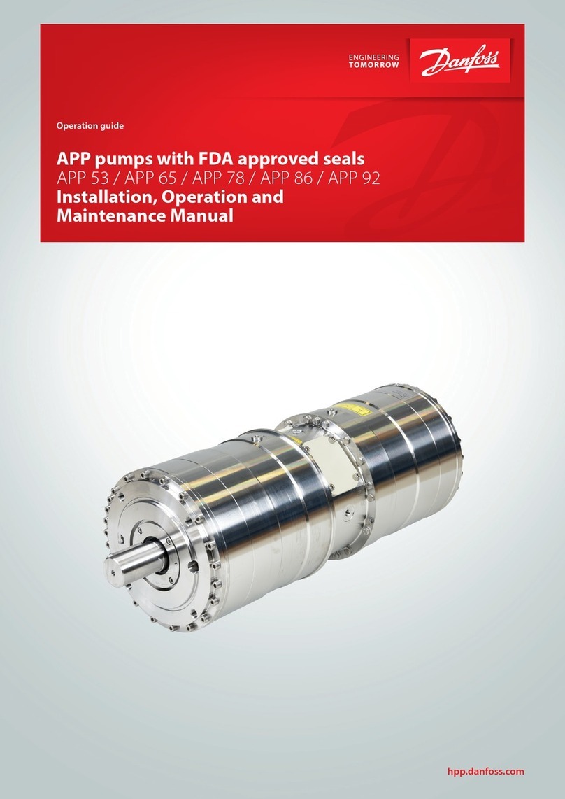 Danfoss APP series Installation, operation and maintenance manual