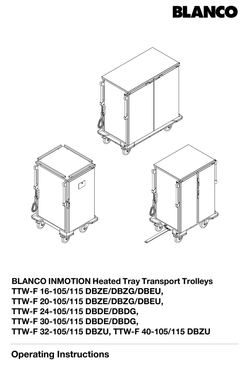 Blanco INMOTION TTW-F 16-105 DBZE operating instructions
