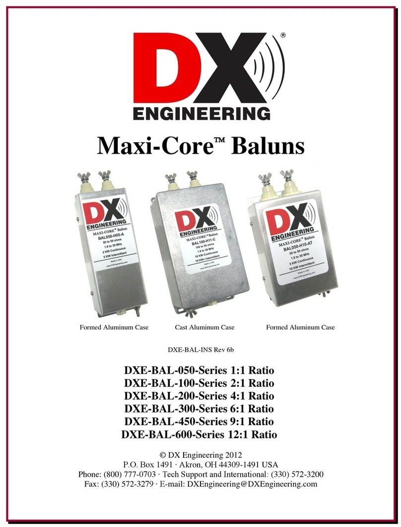 DX Engineering Maxi-Core DXE-BAL050-Series quick start guide