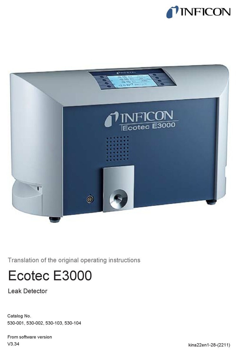 Inficon Ecotec E3000 Translation of the original operating instructions