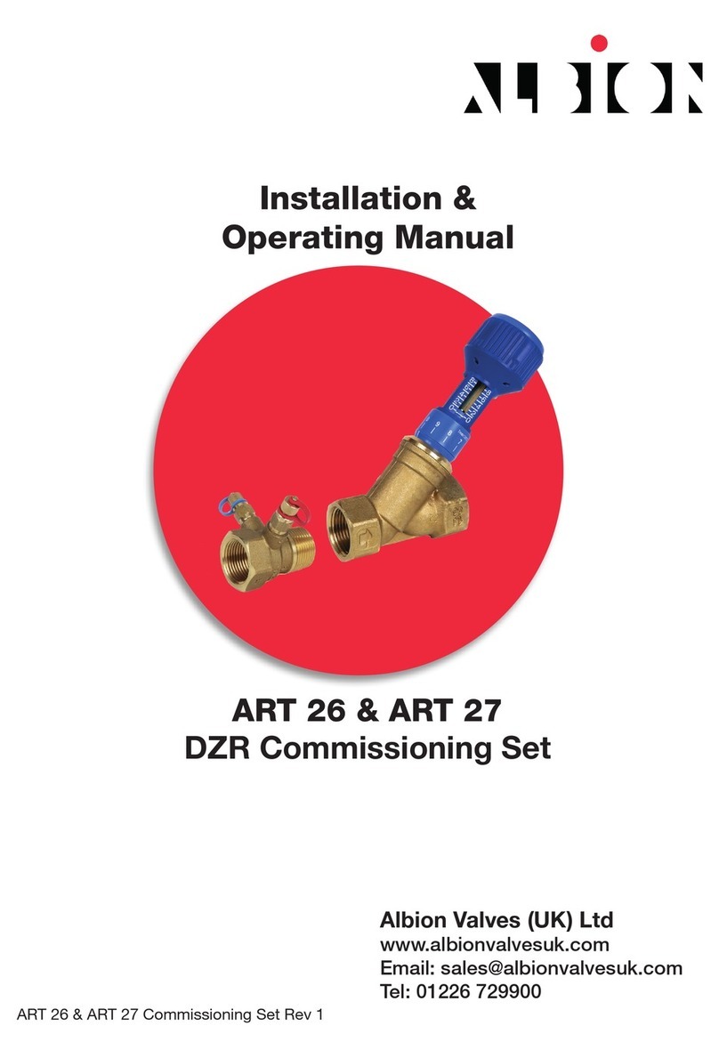 Albion ART 26 Installation & operating manual