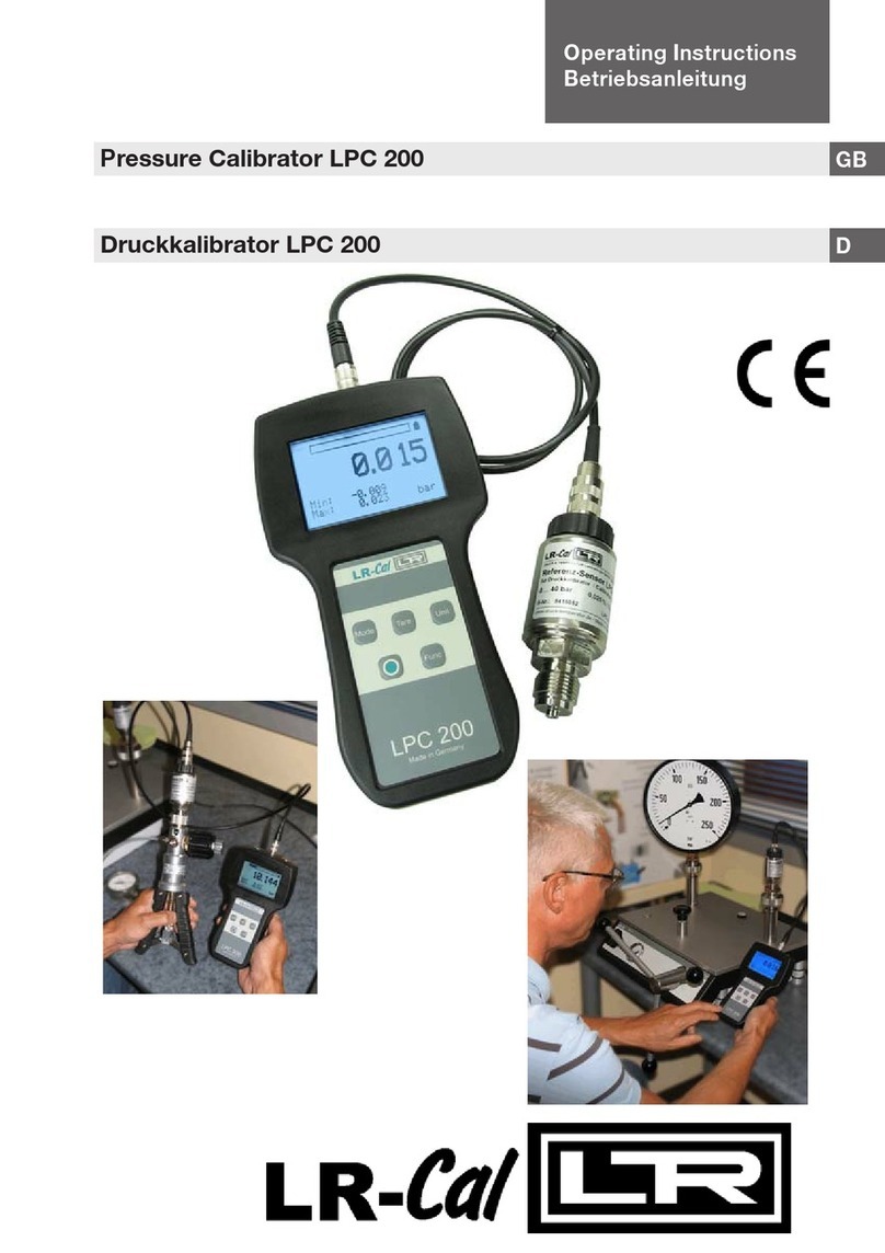 LR-Cal LPC 200 operating instructions