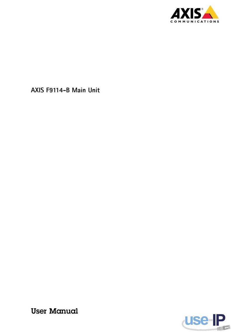 Axis F9114-B user manual