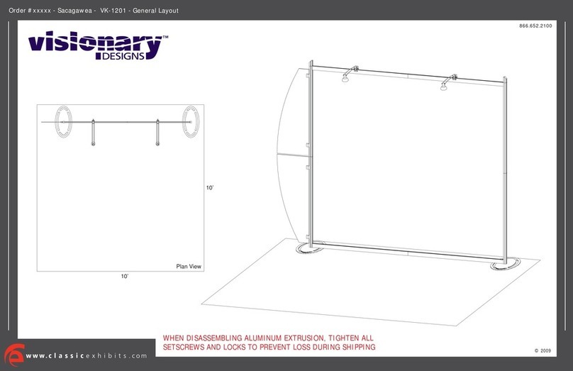 Classic Exhibits VISIONARY DESIGNS VK-1201 User manual Classic Exhibits VISIONARY DESIGNS VK-1201 User manual