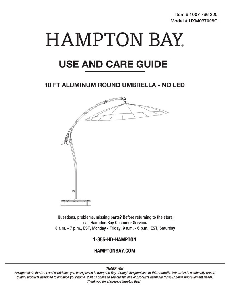HAMPTON BAY UXM037008C User manual