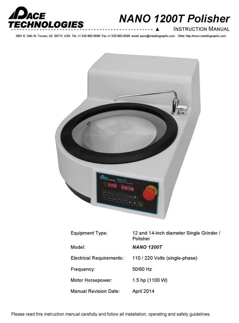 Pace Technologies NANO 1200T User manual