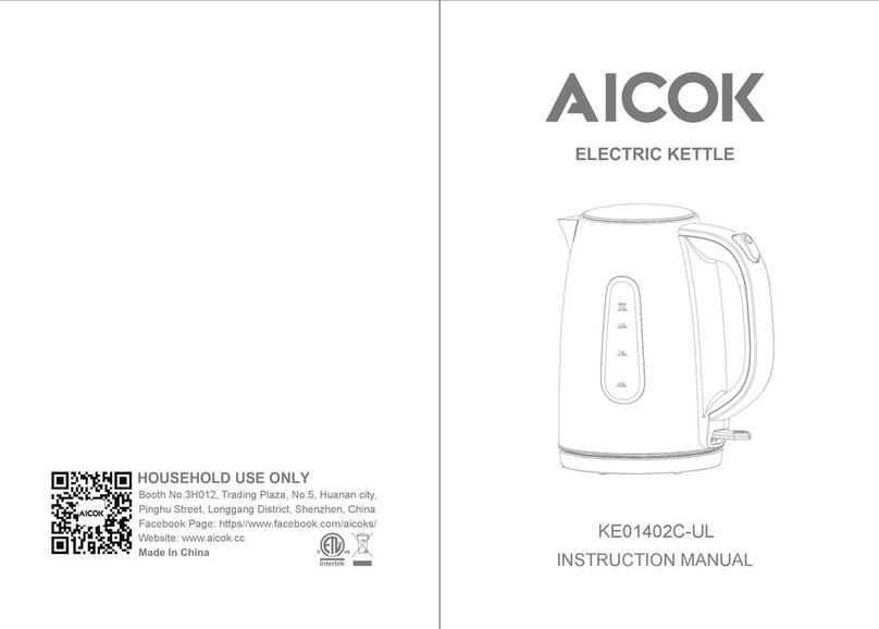 Aicok KE01402C-UL User manual Aicok KE01402C-UL User manual