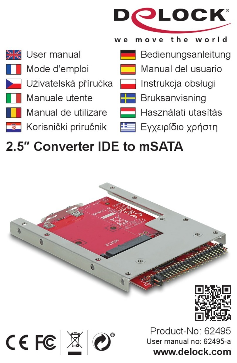 DeLOCK 62495 user manual