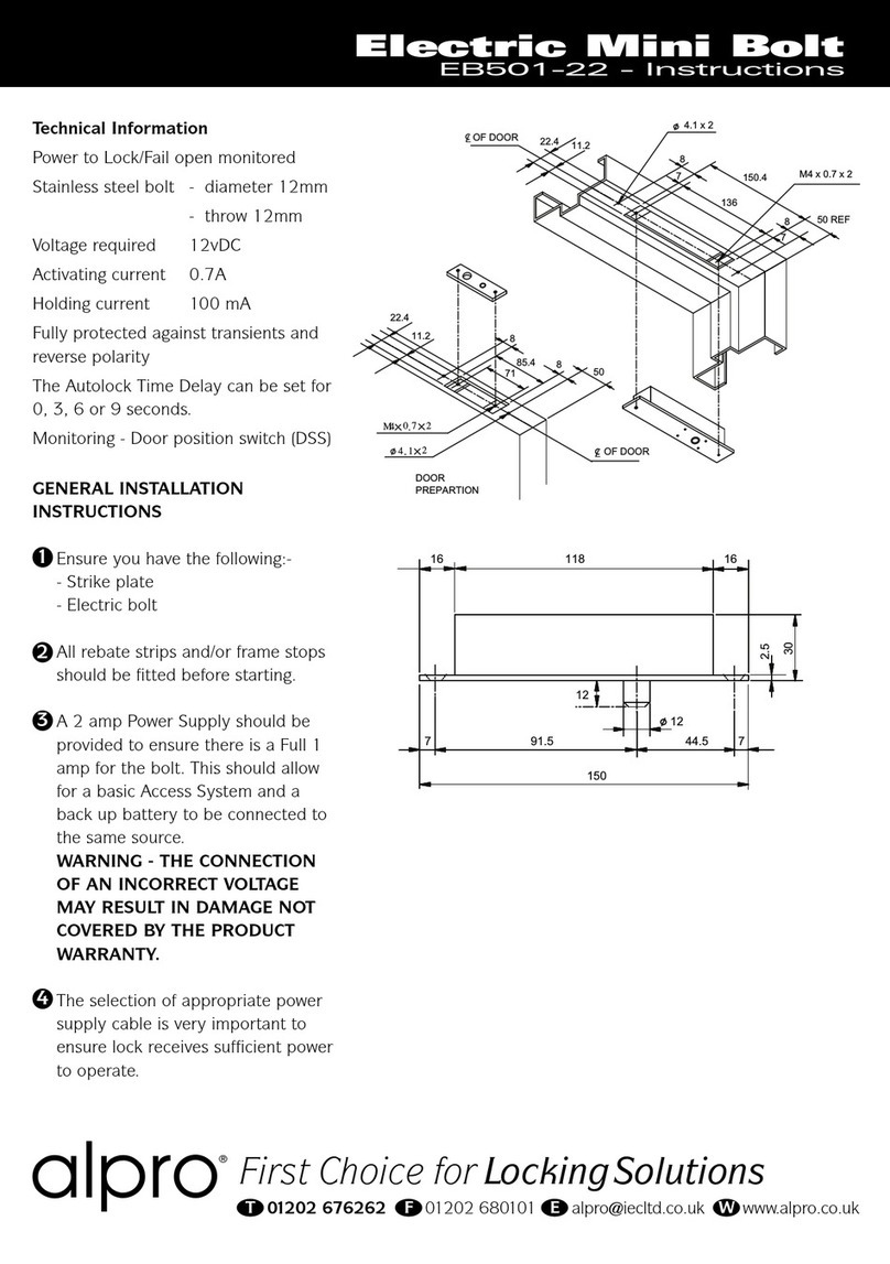 alpro EB501-22 User manual