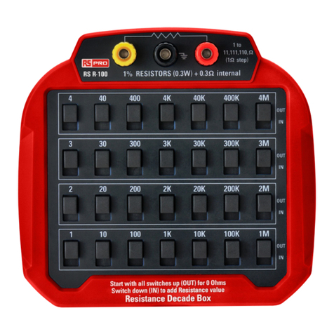 RS PRO RS R-100 User manual