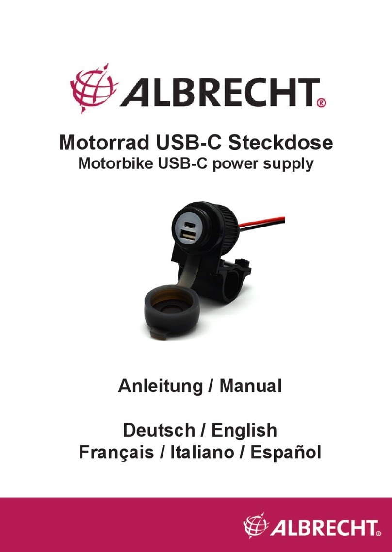 Albrecht 73701 manual