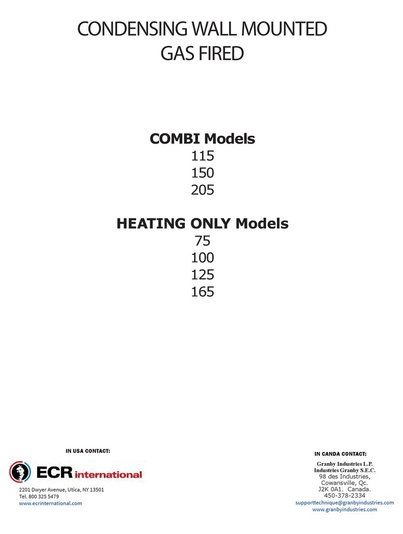 ECR International COMBI 115 Installation, operation and maintenance manual ECR International COMBI 115 Installation, operation and maintenance manual