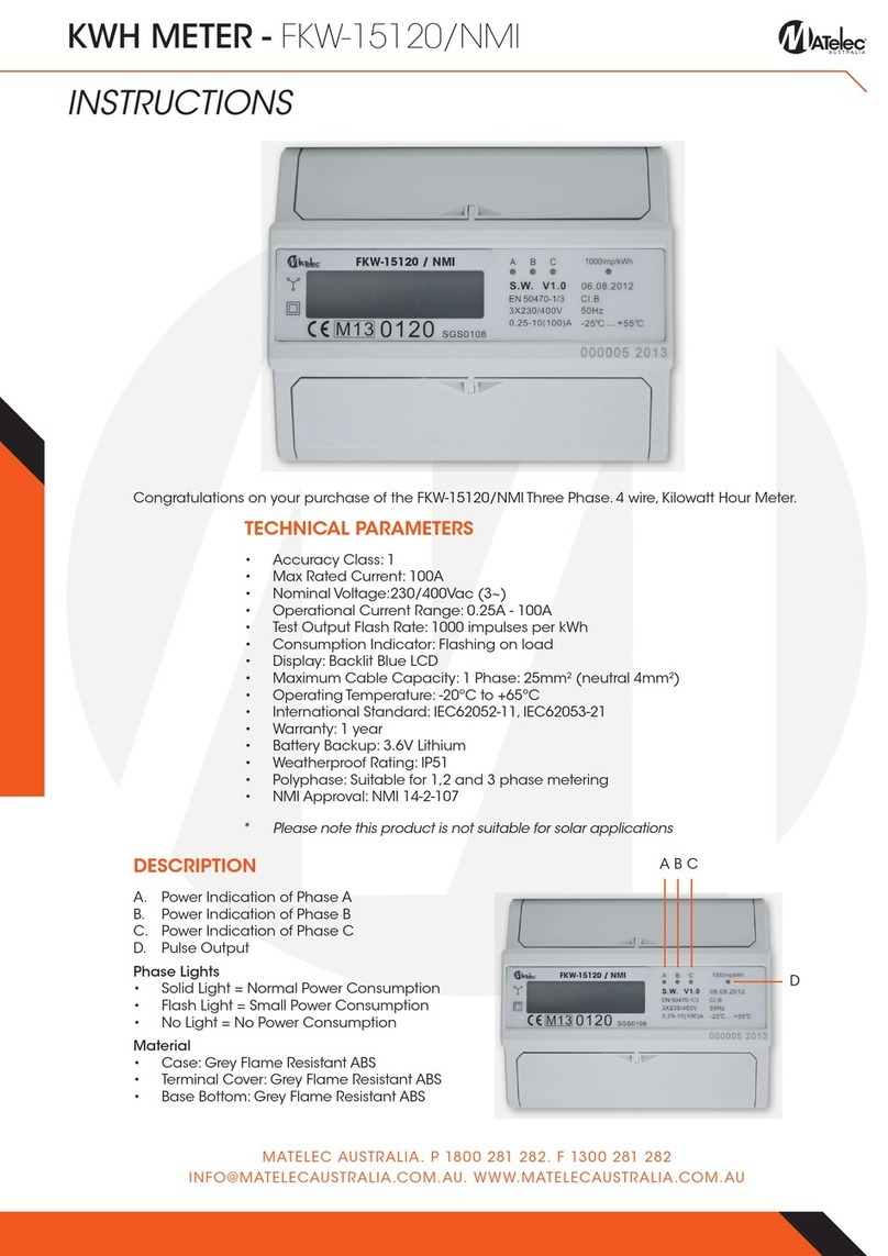 Matelec FKW-15120/NMI instructions