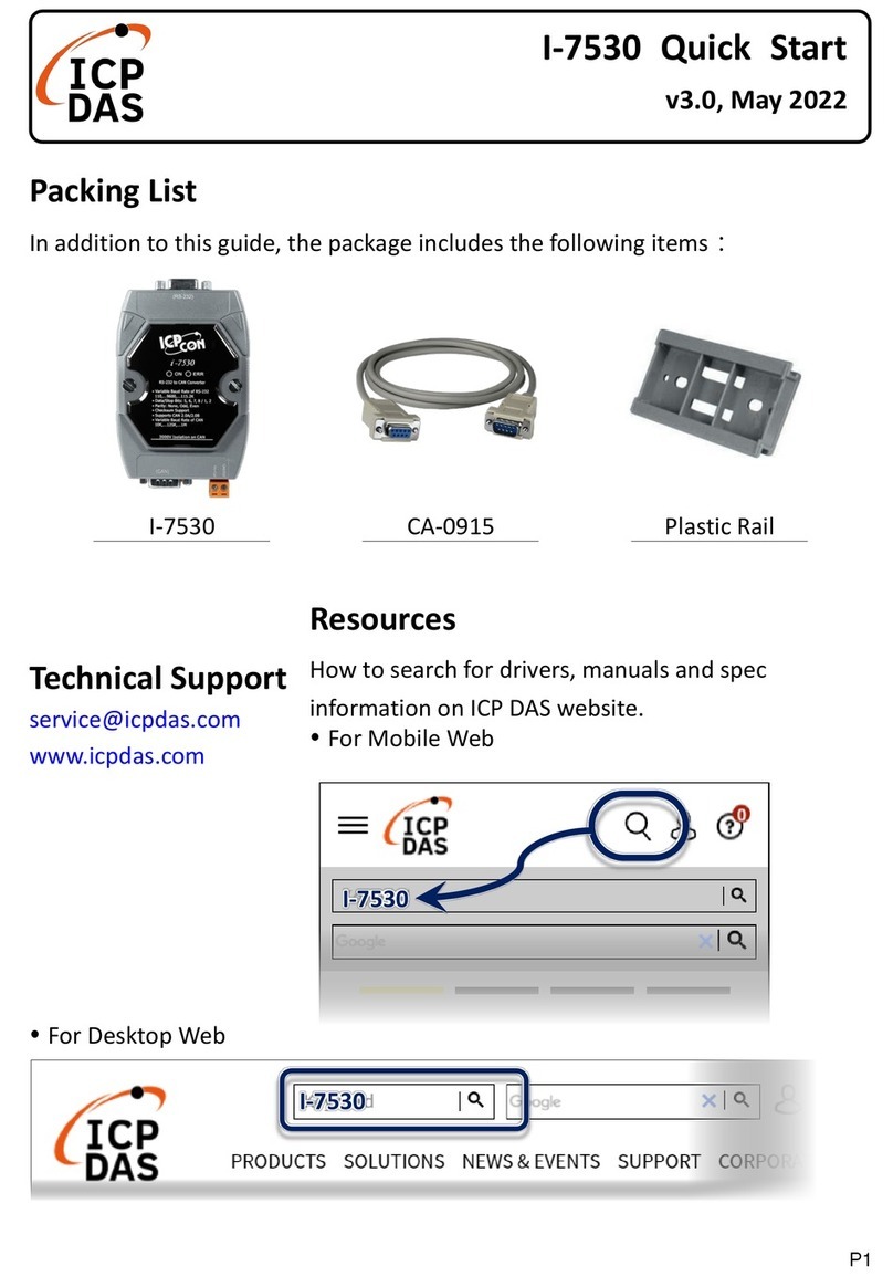 ICP DAS USA I-7530 quick start guide ICP DAS USA I-7530 quick start guide