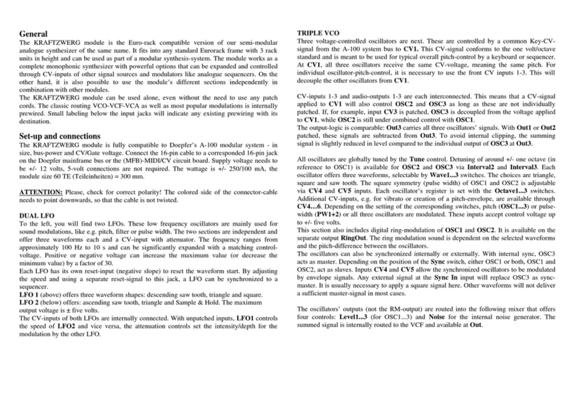 MFB KRAFTZWERG User manual