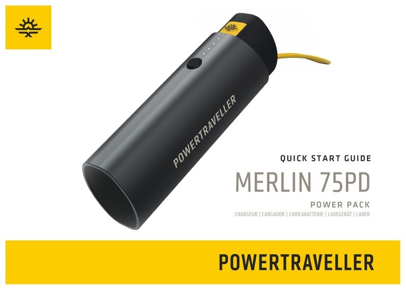 PowerTraveller MERLIN 75PD quick start guide
