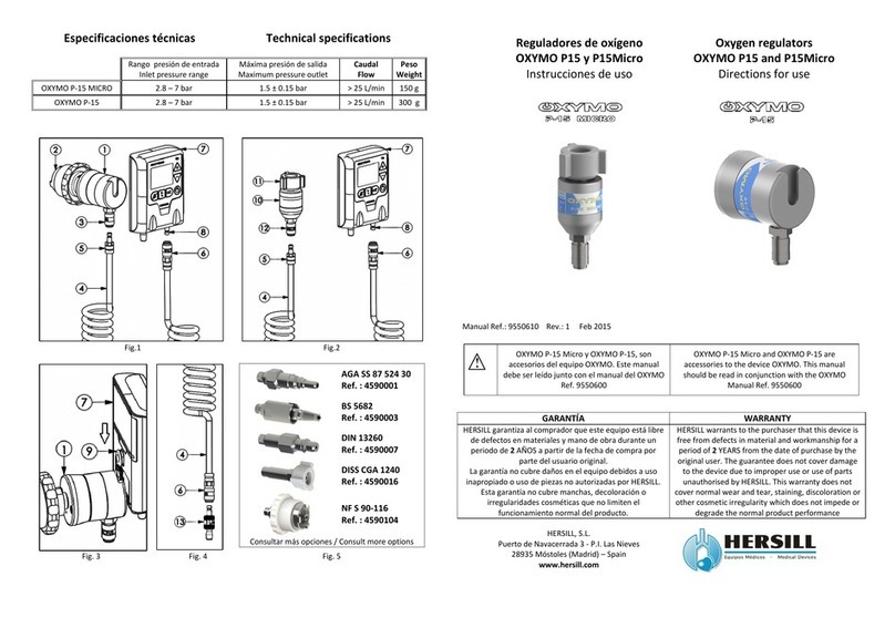 HERSILL OXYMO P15 Manual