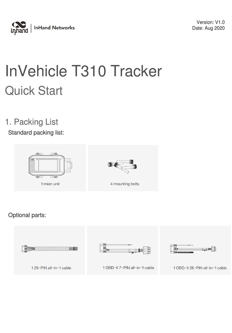 InHand InVehicle T310 quick start