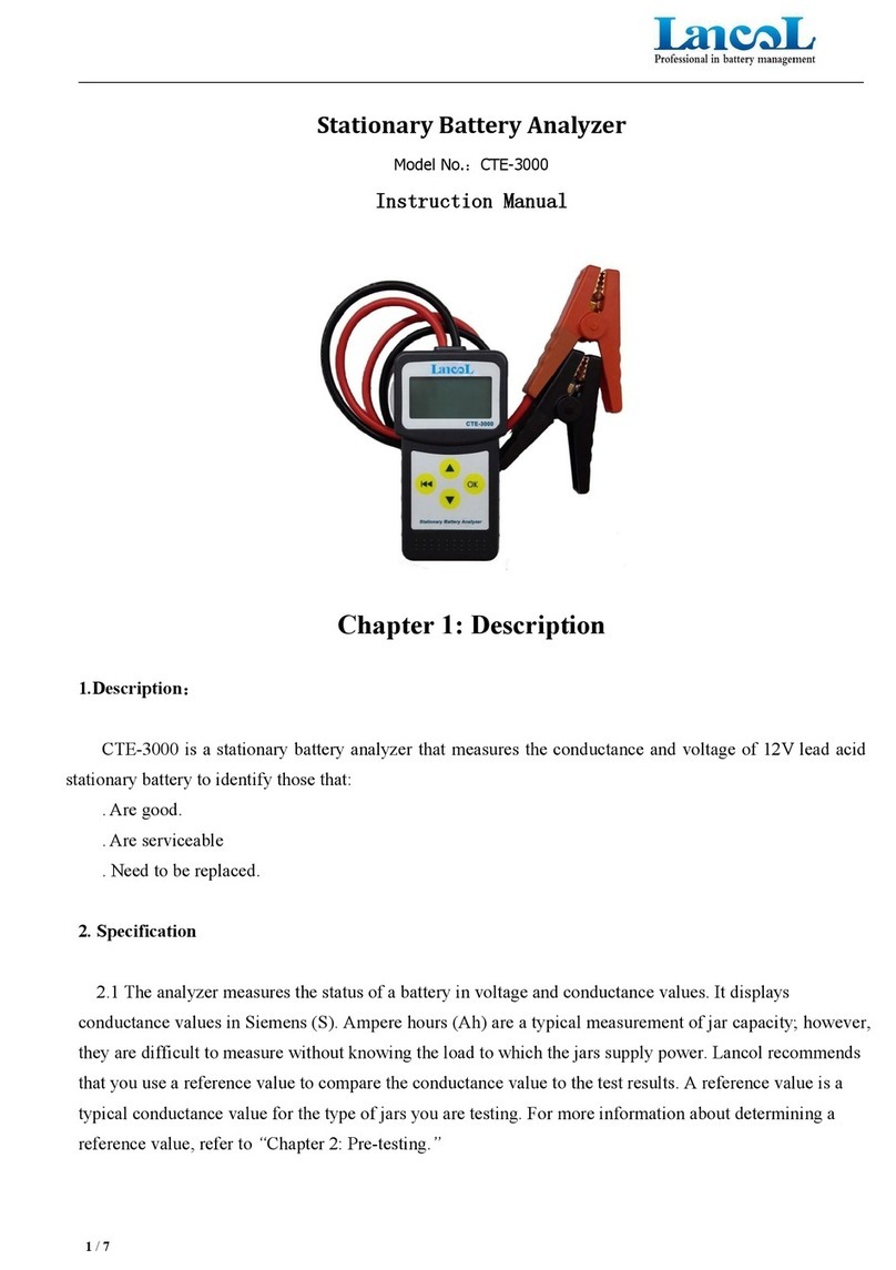 Lancol CTE-3000 instruction manual Lancol CTE-3000 instruction manual