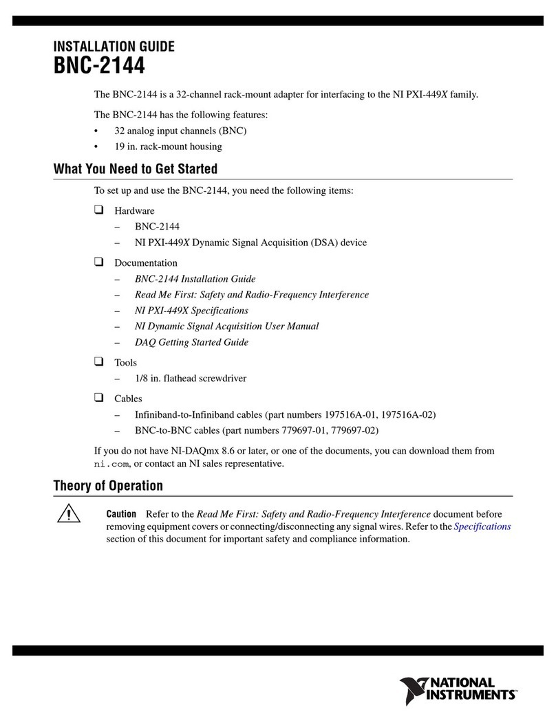 National Instruments BNC-2144 User manual