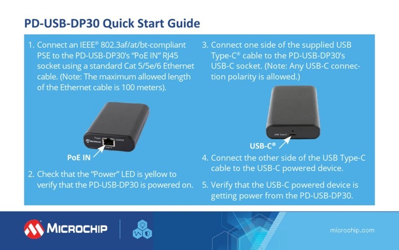 Microchip Technology PD-USB-DP30 quick start guide