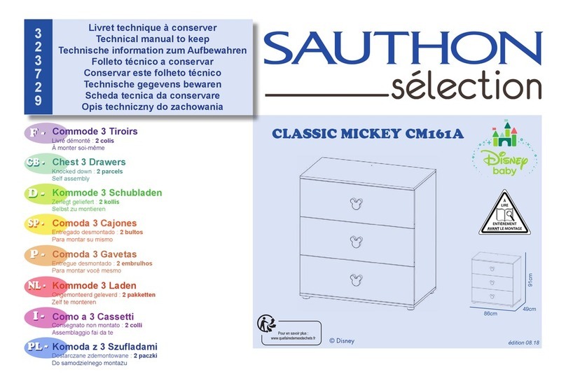 SAUTHON selection CLASSIC MICKEY CM161A User manual