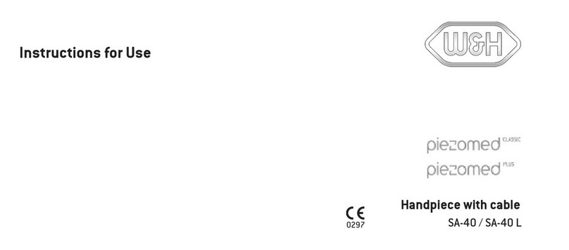 W&H piezomed classic Instructions for use