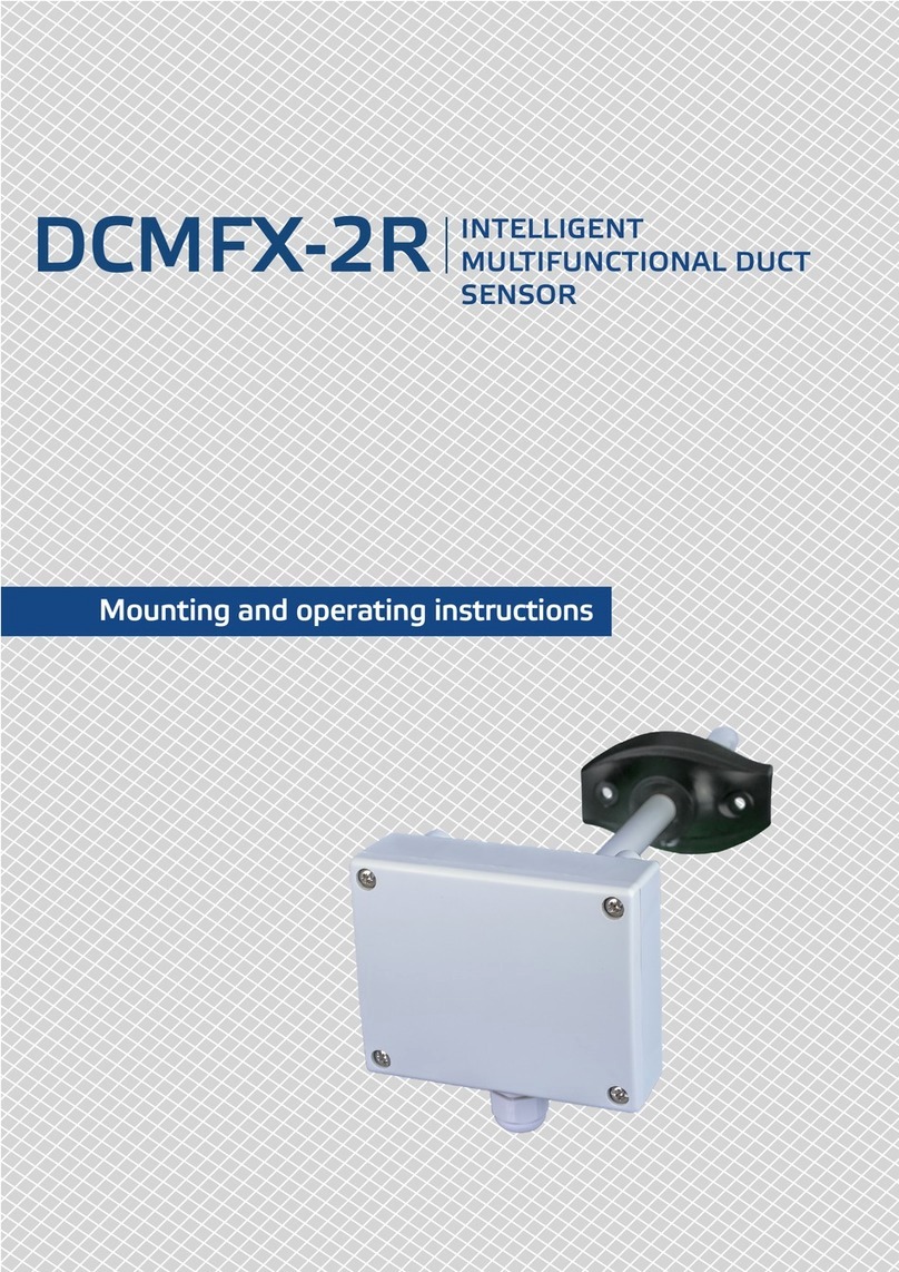 Sentera Controls DCMFX-2R Mounting and operating instructions