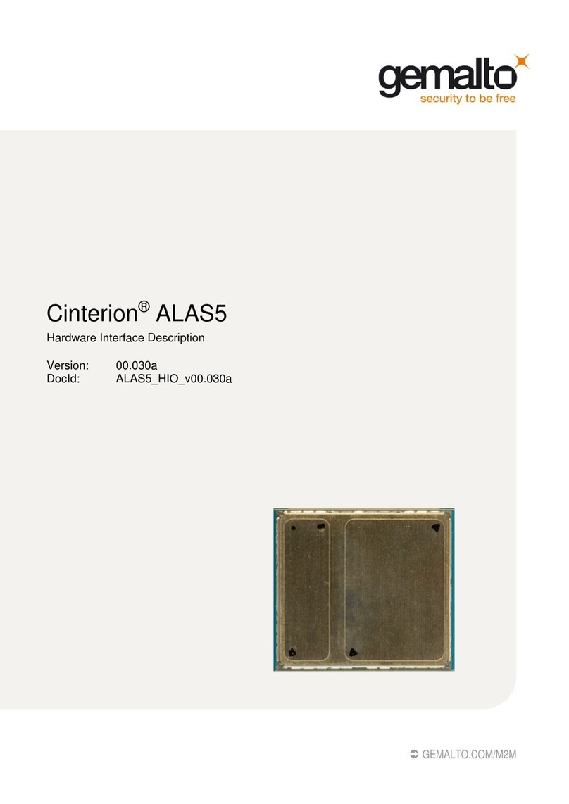 Gemalto Cinterion ALAS5 User manual