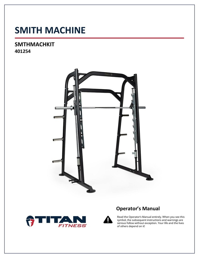 Titan Fitness SMTHMACHKIT Operator's manual