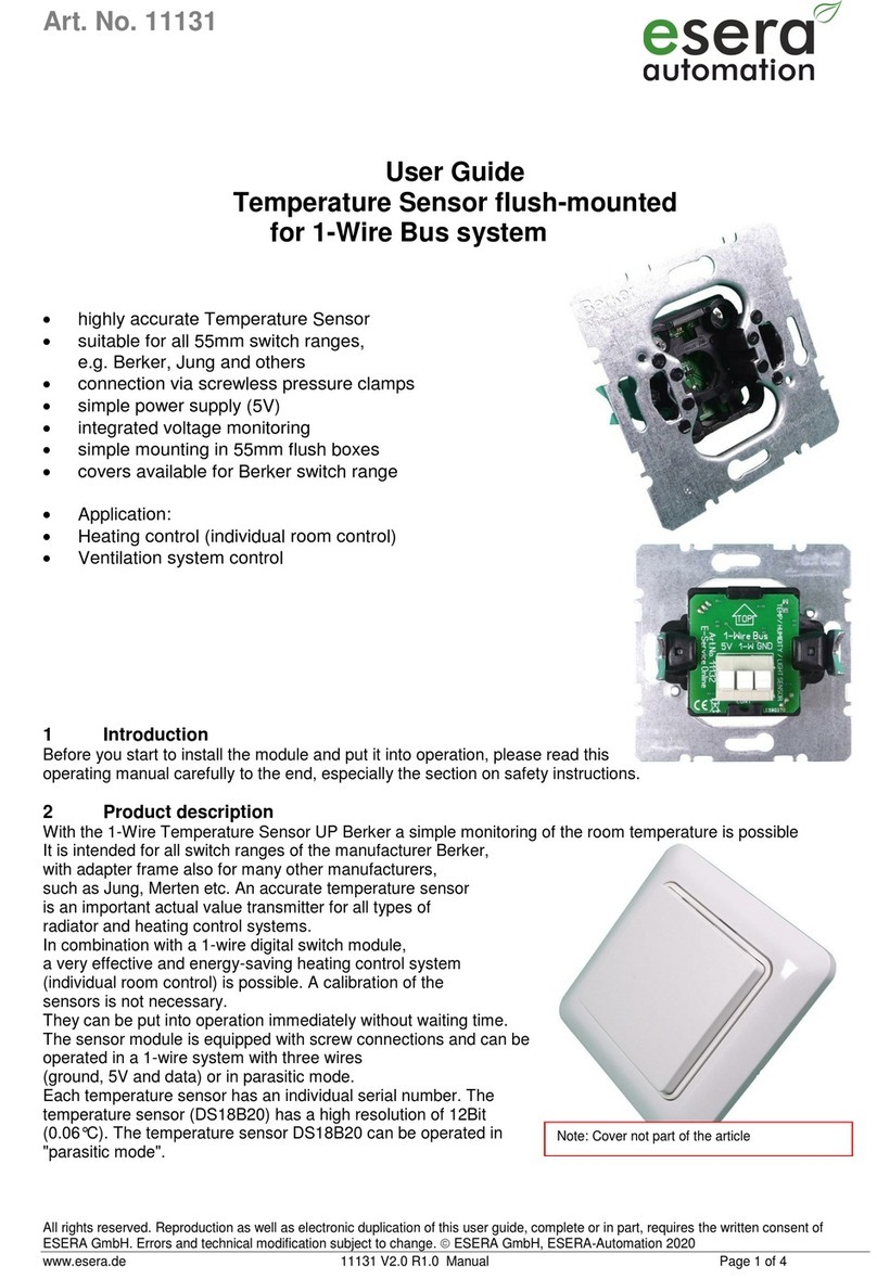 esera 11131 User manual